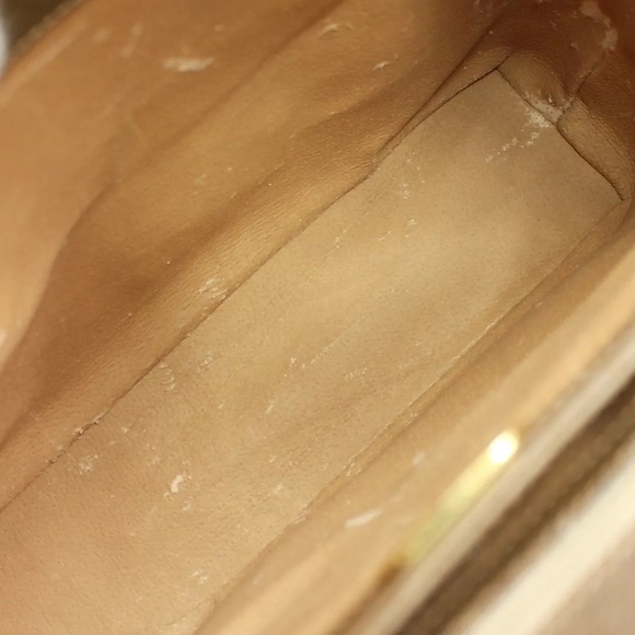 GUCCI - Super VINTAGE light brown leather. - Picture 6 of 6